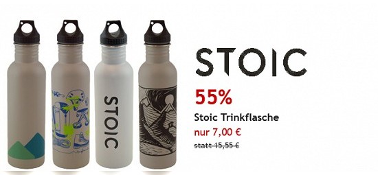 Bergfreunde Preisgrounder -  Stoic Stainless Steel-Trinkflasche 55 % reduziert
