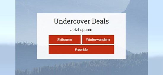 Winter-Undercover-Deals bei bergzeit